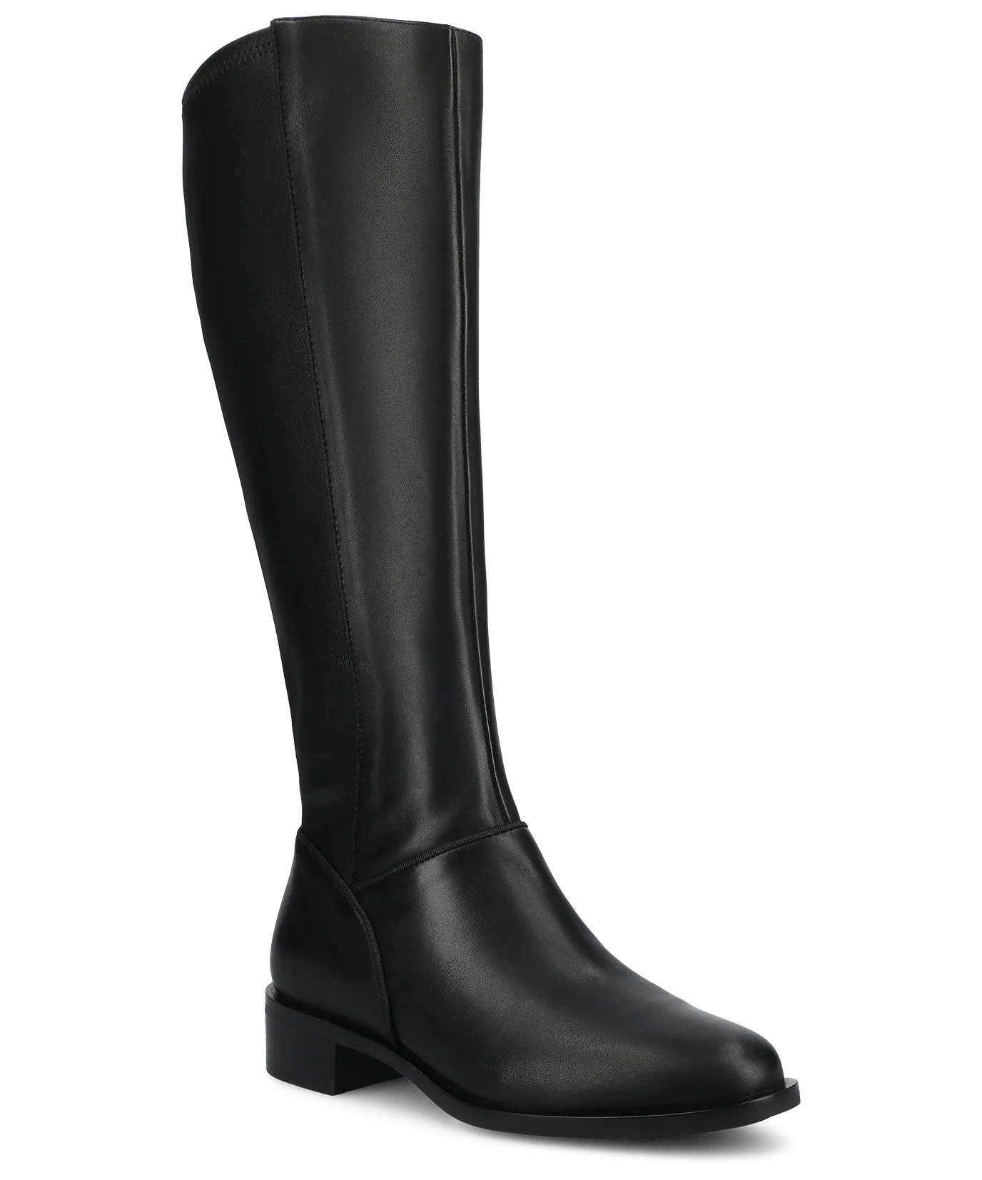 The Starling Tall Boot - Black Leather