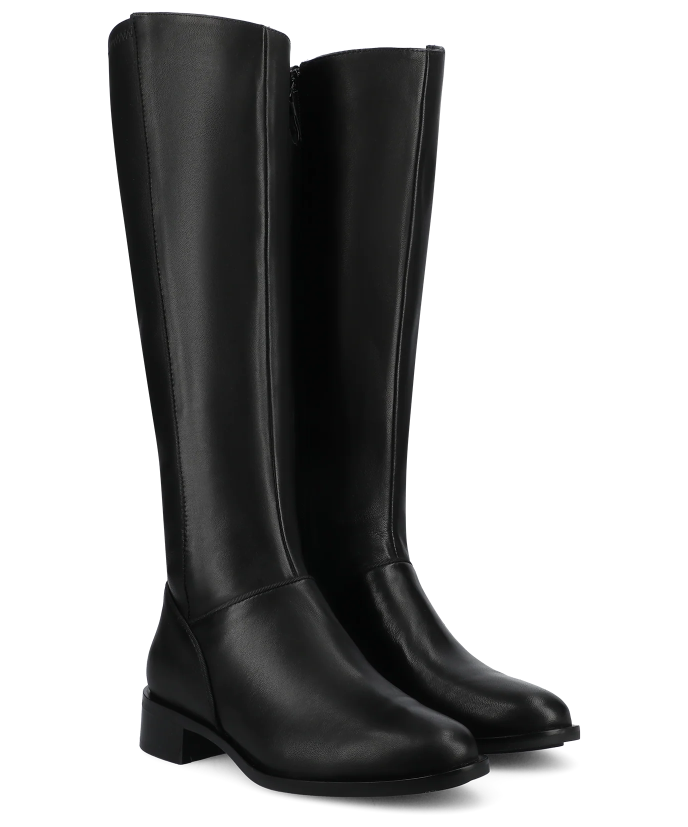 The Starling Tall Boot - Black Leather - Image 2