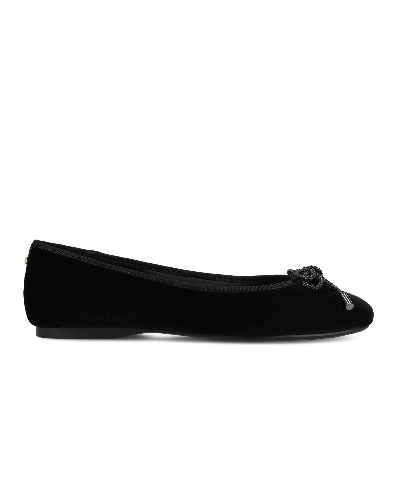 The Hummingbird - Black Velvet Jeweled Bow - Image 5