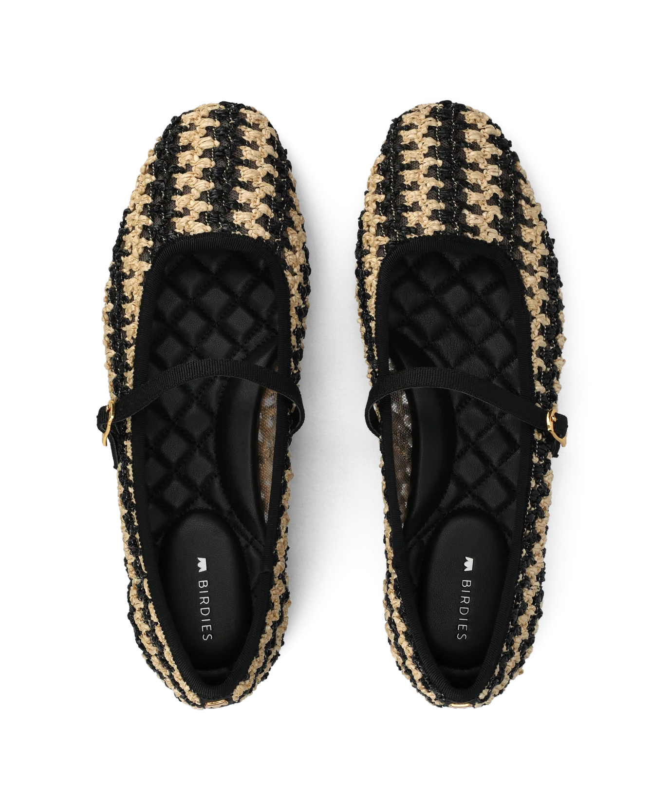 The Hummingbird Mary Jane - Black/Natural Openweave - Image 5