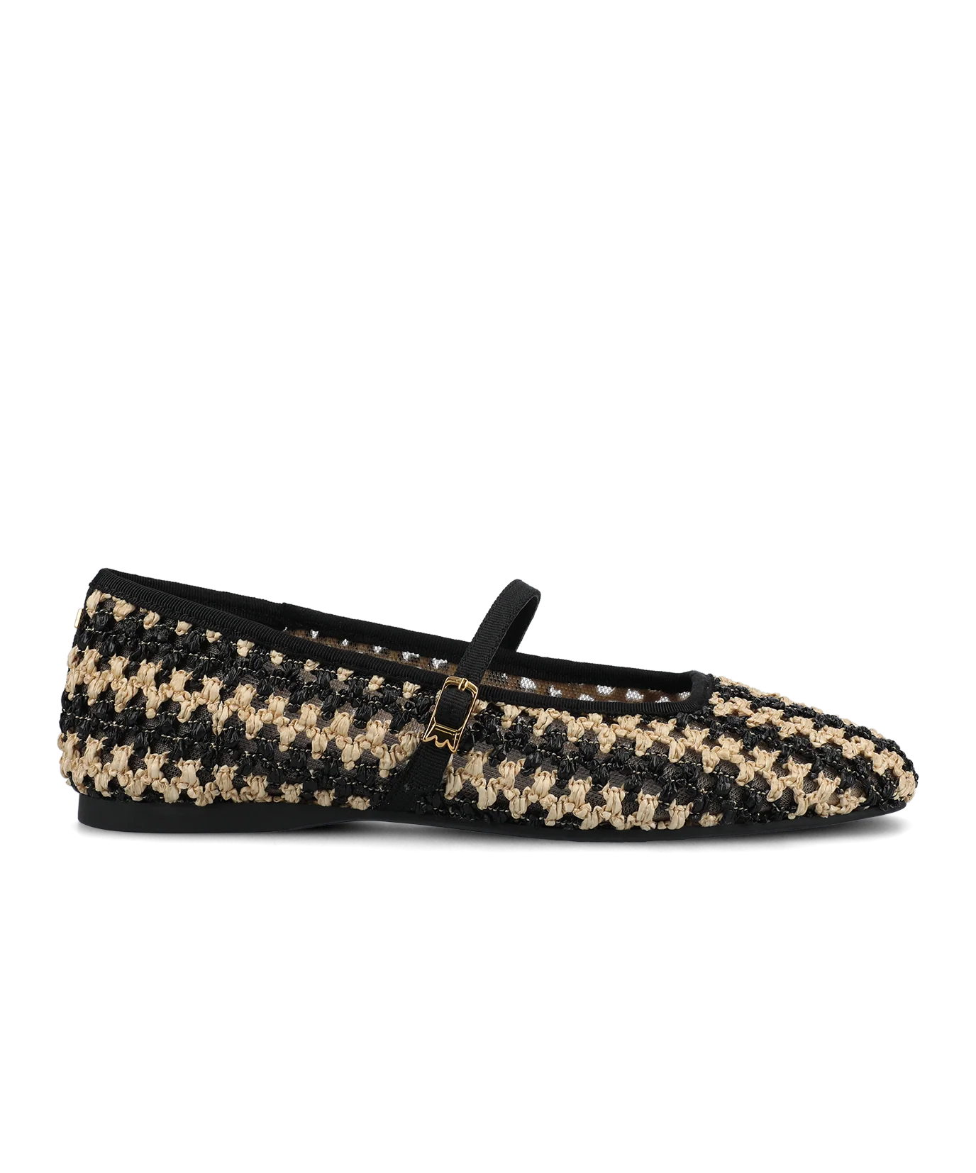 The Hummingbird Mary Jane - Black/Natural Openweave - Image 6