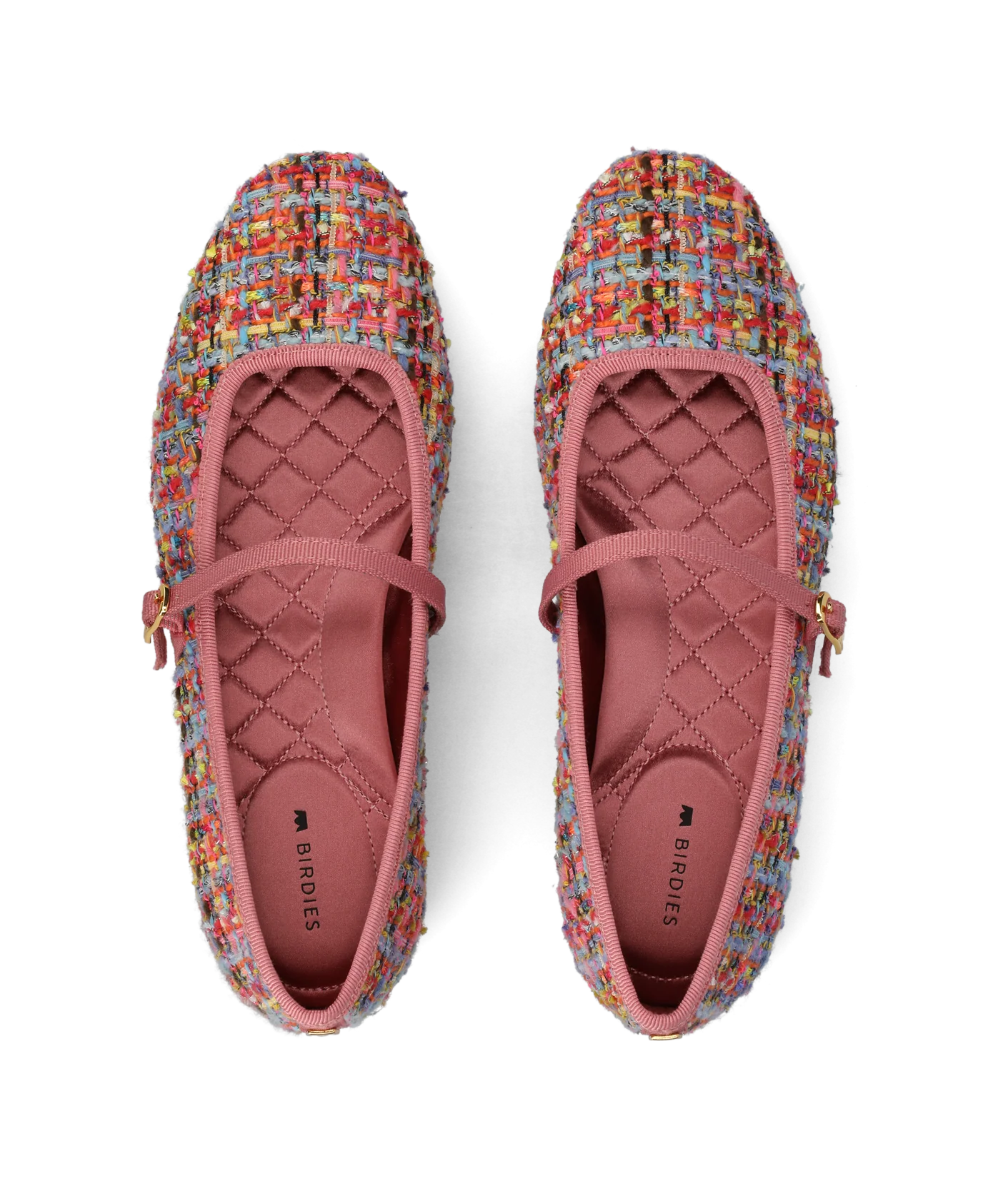 The Hummingbird Mary Jane - Pink Multi Tweed - Image 2