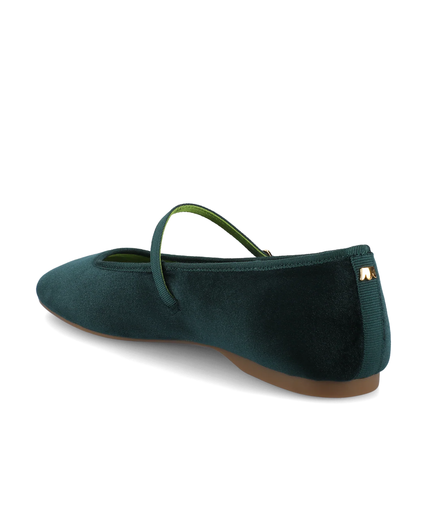 The Hummingbird Mary Jane - Royal Green Velvet - Image 4