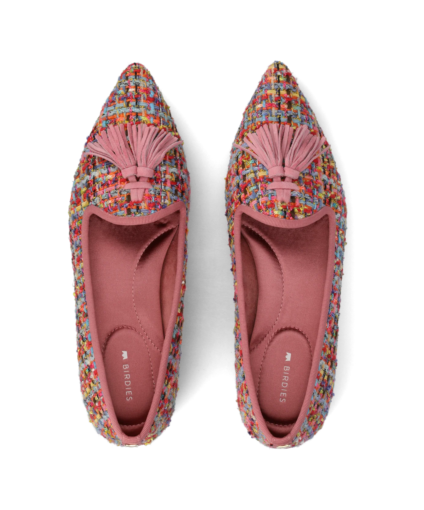 The Starfinch 15 Tassel - Pink Multi Tweed - Image 2