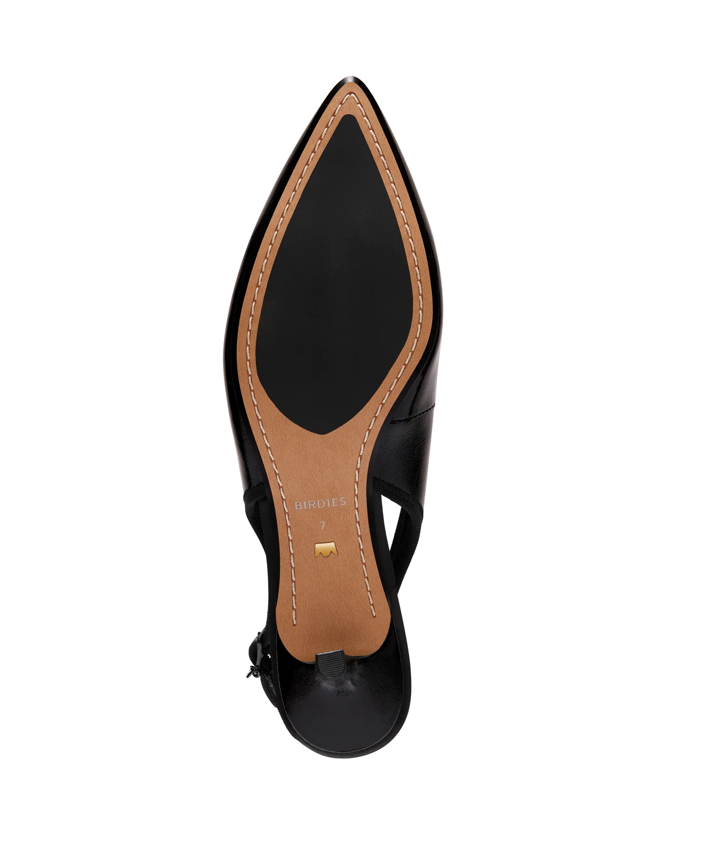 The Goldfinch Kitten Heel - Black Patent Leather - Image 6