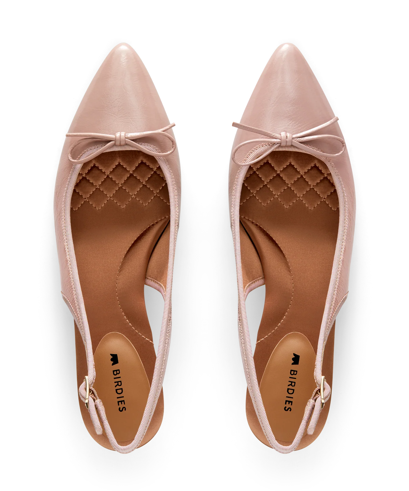 The Goldfinch Kitten Heel - Blush Patent Leather - Image 4
