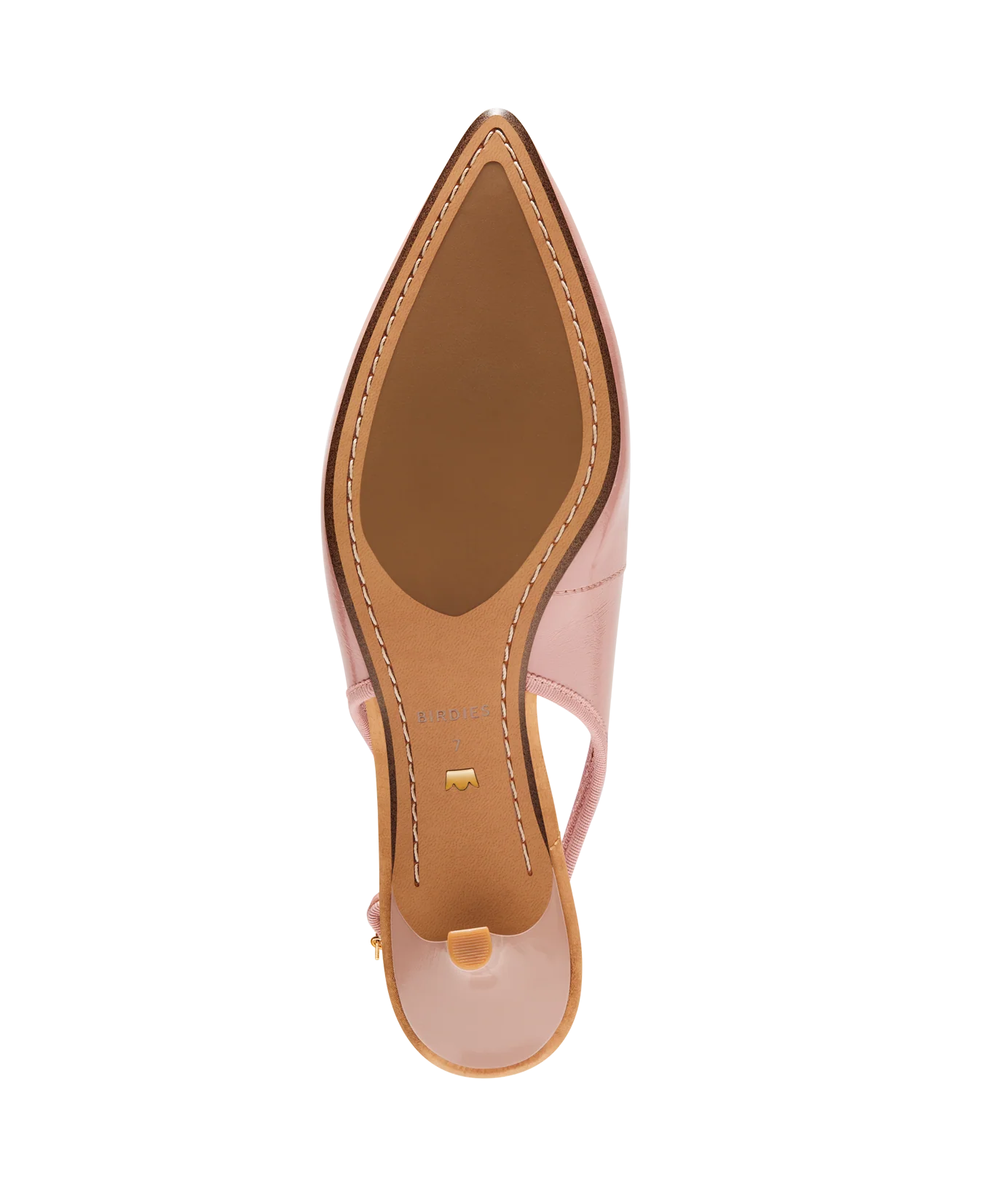 The Goldfinch Kitten Heel - Blush Patent Leather - Image 7