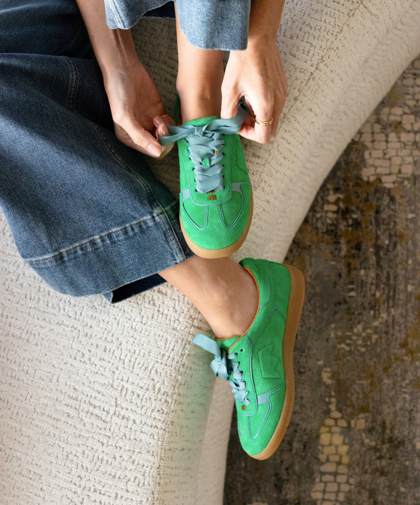 The Jay Sneaker - Kelly Green Suede - Image 4